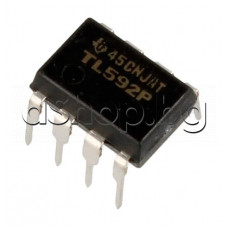 IC , Video-Wideband amplif.16V,120MHz,14-DIP ,Philips NE592N8 ,TI TL592P