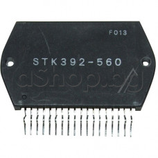 3-channel convergence correction circuit,±44V,Icmax=5A,18-SIL