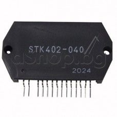 IC,2xNF-E,classAB,±50V,2x40W(2x25W/0.4%THD/±36V/6om),14-SIL