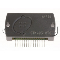 IC,2xNF-E,classAB,±57V,2x100W(2x60W/0.4%THD/±50V/6om),14-SIL ,STK403-070 for SONY