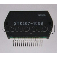 IC ,2xNF-E,±..V,2x>60W,THD=0.08%,(±....V/4-8om),15-SIL,STK407-100B,SONY/MHC-RXD8