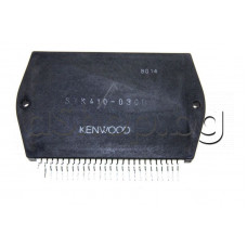 IC ,2xNF-E,±57V,2x>35W(±45.5V/6om),26-SIL,Sanyo STK410-030D