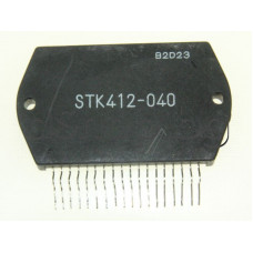 IC,2xNF-E,±84V,2x120W/0.8%thd,20-20000Hz,(±54V/8om),Class-H,18-SIL ,STK412-040 Sanyo