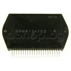 IC, 2xNF-E,±95V,2x150W/0.4%thd,20-50000Hz,(±57V/6om),Class-H,22-SIL,STK412-150 Sanyo ,LG ,SONY LBT-7 ,Samsung
