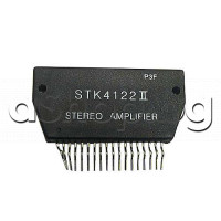 IC , 2xNF-E,±30.5V,2x>15W(±20V/8om),18-SIL Sanyo STK4122II