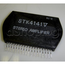 IC,2xNF-E,±40.5V,2x>25W(±27V/8om),18-SIL(64x36mm) ,Sanyo/PMC  STK4141V