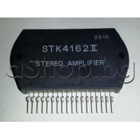 IC,2xNF-E,±46V,2x>35W(±30.5V/8om),18-SIL,STK4162II Sanyo