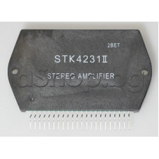 IC,NF-E,±75V,2x>100W(±51V/8om),22-SIL ,STK4231II Sanyo/PMC