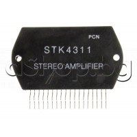 IC, Power amplifier,2xNF-E,52.5V,2x>28W(35V/4om),18-SIL ,STK4311 Sanyo/PMC