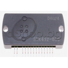 IC,2xNF-E,classAB,±..V,2x..W(2x..W(2-20kHz)0.4%THD/±..V/6-8om),14-SIL,Sanyo