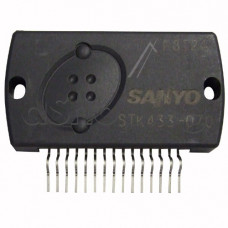 IC,2xNF-E,classAB,±44V,2x60W(2x40W(2-20kHz)0.4%THD/±29V/6-8om),15-SIL,STK433-070 Sanyo