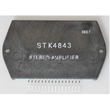 IC ,2xNF-E,±43V,2x>30W(±27.5V/8om),16-SIL ,Sanyo STK 4843