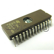 IC,CMOS,64-KBit,8kx8 Bit,UV Eprom and OTO Eprom,100nS,28-DIP,STM M27C64A-10F1L