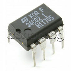 IC-Memory,2-Wire 2k,256x8 Bit,I2C-Bus,5V,8-DIP,ST 24C02 1/F