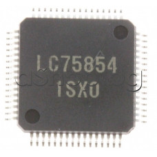 IC,1/4 duty LCD display driver with key input function,-40°...+85°C,QFP-64(17.2x17.2mm)