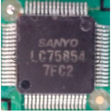 IC,1/4 duty LCD display driver with key input function,-40°...+85°C,SQFP-64(12x12mm)