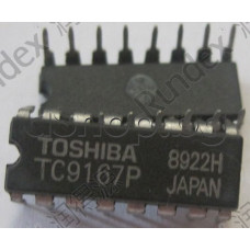 IC,Recorder/Music Selection(9),16-DIP,TC9167P Toshiba