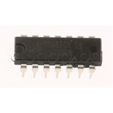 HC-CMOS,Quad 2-input NAND schmitt trigger,14-DIP