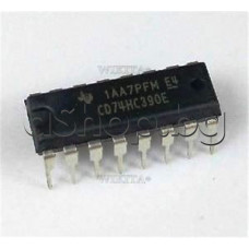 CMOS-IC,Dual asynchr.dec.Up counter with separate divider 2:1 and 5:1,16-DIP