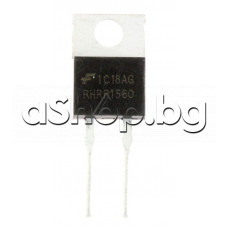 Diode,Hyper fast recovery,400V,15A,<35nS,TO-220/2,RHRP1560 Fairchild