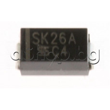 Si-Di,Schottky-GL,60V,2A,Ifsm-50A,smd,SMA-2,code:DC/SS26,DC Components