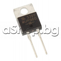 Si-Di ,Ultra fast recovery,S-L,600V,8A,(Tc=85°),<50nS,75W,TO-220AC,Taiwan Semiconductor MUR860