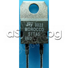 Si-Di,S-L,600V,If(av)-5A,If(rms)-20A,<20nS,Turboswitch,ultra-fast,TO-220AC