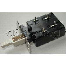 Главен захранващ ключ за телевизор 250VAC/4A(128A),2pole ON, 4-извда за запояване и фланец,TV-8,KDC-A11