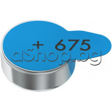 1.45V/..mAh,d11.8x5.5mm,Цинкова батерия PR44 тип паричка за слухов апарат,VARTA V675 1.45V/..mAh,d11.8x5.5mm,Цинкова батерия PR44 тип паричка за слухов апарат,VARTA V675
