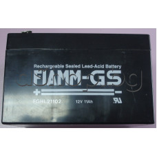 Оловно-иселинен акумулатор,12V/11Ah,150x98x94mm,Fiamm-GS FGHL 21102