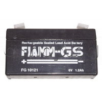 Оловно-киселинен акумулатор-необслужваем ,6V/1.2Ah,97x24x51mm,Fiamm-GS FG-10121