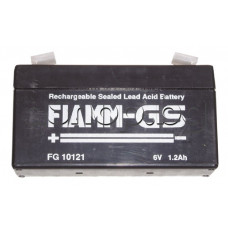 Оловно-киселинен акумулатор-необслужваем ,6V/1.2Ah,97x24x51mm,Fiamm-GS FG-10121