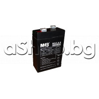 Lead-Acid/Оловно-киселинен акумулатор 6V/2.8Ah/20часа,95x35x70mm,Xinshun LT628,MHB MS2.8-6