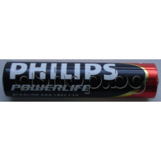 LR03,1.5V,Алкална батерия,Philips Powerlife LR03 AM4