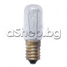 Крушка-лампа 7W/220VA E14,d17x32/51mm от сушилня,Electrolux EDC-5371/5366,Zanussi,AEG LTH-57800/58800/59800