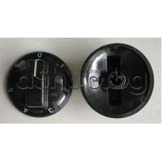 Върток-копче 1-6 за котлон черно за керамичен плот,Beko ADF-640IX,ADS-620,ADS-640I