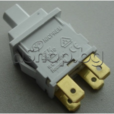 Ключ-бутон черен за авт.пералня,16(4)А/250V-светещ, 4-изв. 4.8мм каб.об.,Beko/WM-2510MS