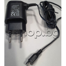 Зарядно с USB-B micro изход за разни уреди и други,100-240VAC/50Hz/200mA->5.0VDC 1.0A,Remington HC-5350