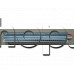 Нагревател 680x102x58mm.тип ребро X-type 2000W/230VAC с кабели  за конвектор,TESY CN 02/201 MAS