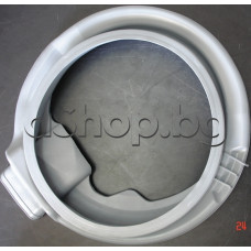 Маншон  с отвор (гумено уплътнение) за люка на авт.пералня+сушилня,Ariston AQD-970D49EU,Indesit,Whirlpool