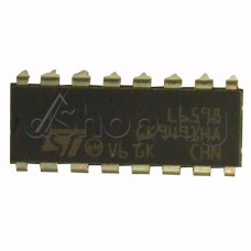 IC,High-voltage resonant controller,up to 500kHz,-40.+150°,16-DIP,L6598 STMicroelectronics