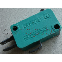 Микроключ KW3-0Z-2 със НО/НЗ,10А/250VAC,изводи 2x 4.68мм,с отвори за закрепване,LUYE