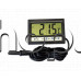 Термометър с LCD-дисплей за външна и вътрешна температура с часовник -50 до +70°C,±1%/+1°C,1xLR44,Elitech ST-2