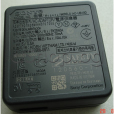 Зарядно у-во USB-AC(AC-UB10D),In.100-240VAC/70mA,Out.5VDC/0.5A за цифров фотоапарат, SONY ICL-3000,DSC-WX80