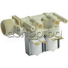Двоен елмагнитен клапан 220VAC за авт.пералня,Ariston AB-83/8486/87/88/95,ABS-43/53/63