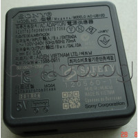 Зарядно у-во USB-AC(AC-UB10D),In.100-240VAC/70mA,Out.5VDC/0.5A за цифров фотоапарат, SONY ICL-3000,DSC-HX50