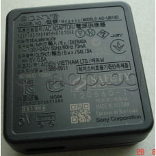 Зарядно у-во USB-AC(AC-UB10D),In.100-240VAC/70mA,Out.5VDC/0.5A за цифров фотоапарат, SONY ICL-3000,DSC-HX50