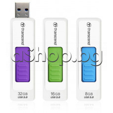 Флаш памет 8.0GB USB-3.0/2.0,max transfer.20Mb/s(write).,Transcend