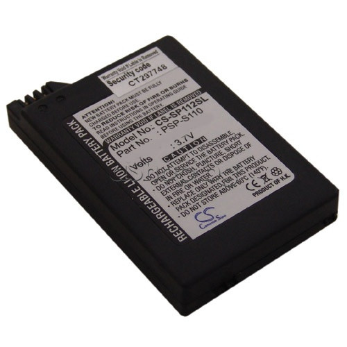 Батерия Liion 3.6V3600mAh Model No.CSSP112SL,Part No.PSPS110 черна за,SONY PSP2000,3000