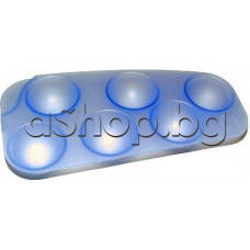 Пластмасова поставка за яйца-6 бр.от  вратата на хладилник,Whirlpool ARC-7495/IX